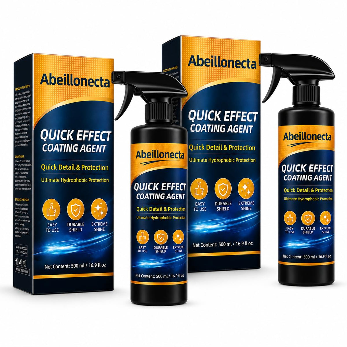 Abeillonecta used during driveway detailing illustrating quick maintenance