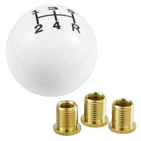 Abfer white knob on dashboard highlighting style upgrade and cabin contrast