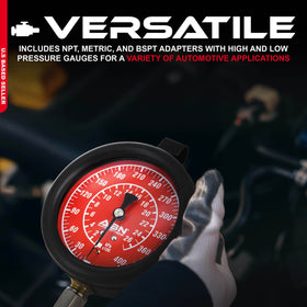 ABN 72-inch oil-resistant hose detail demonstrating flexibility and reach benefit