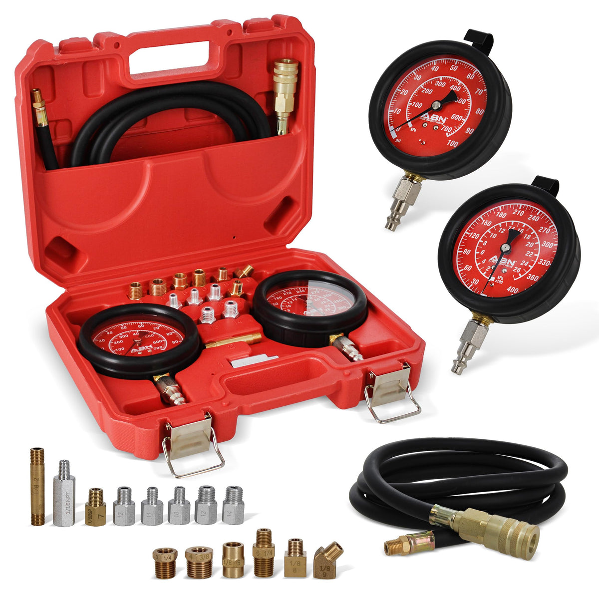 ABN front view of open case showing kit organized for fast access and transport