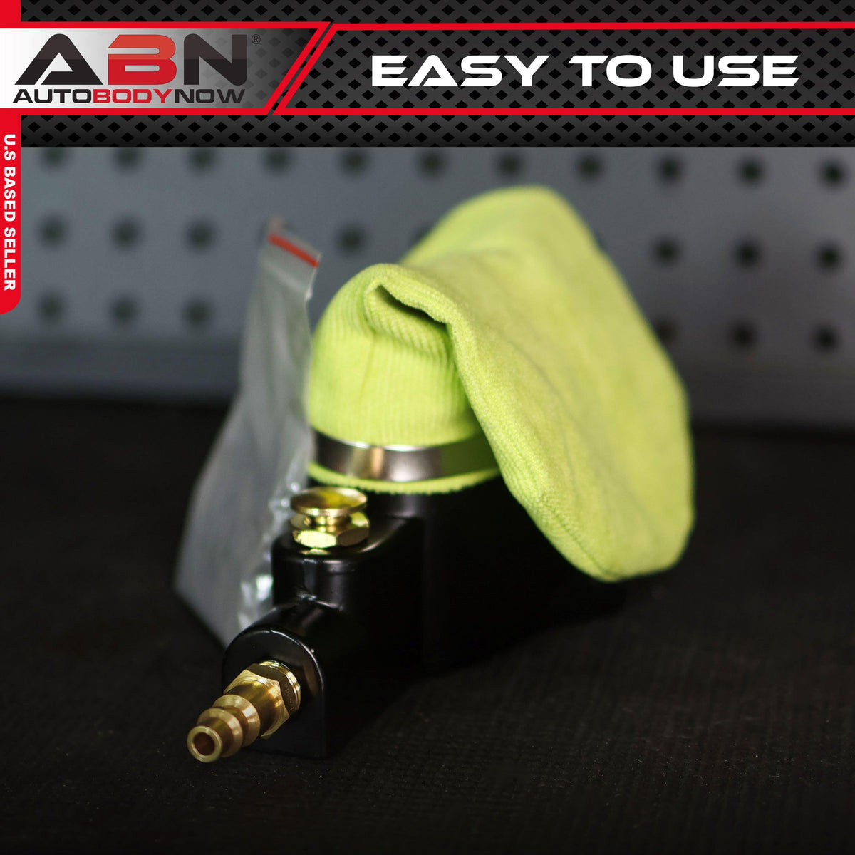 ABN unit in use with compressor demonstrating fast spark plug cleaning