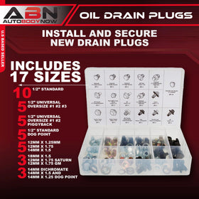 ABN close-up of drain plug threads highlighting durable finish