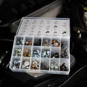 ABN technician using kit in workshop for faster oil change work
