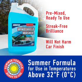 ABRO fluid close-up showing clear texture for effective streak-free cleaning