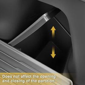 Abvesi TPE bin surface showing waterproof material and easy-clean benefit