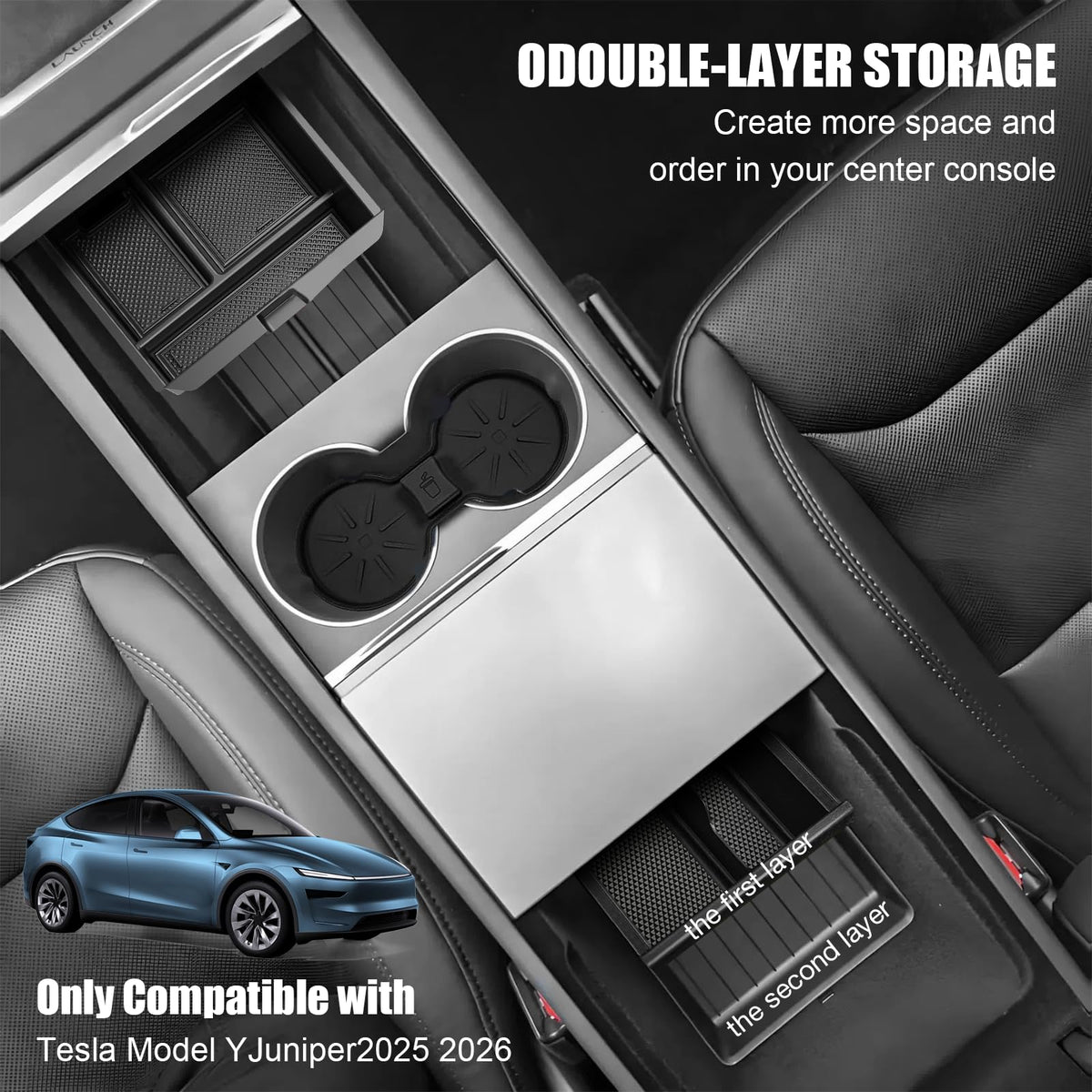 Abvesi cup holder and removable liners showing spill-resistant easy-clean benefit