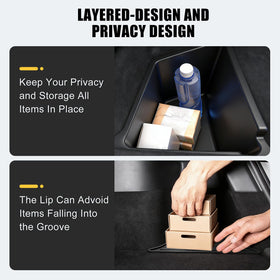 Abvesi installed in trunk wide shot maximizing cargo space and organization