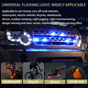 ABYRKVE close-up of LED lens and texture highlighting durable construction and clarity