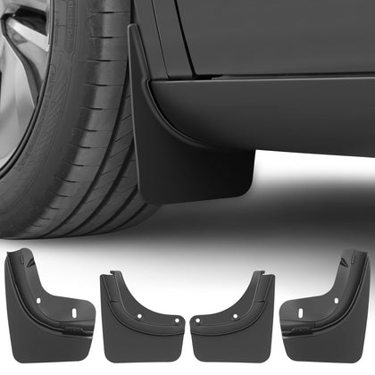 Abystar front packaging showing Model Y Juniper fit and included parts benefit protection