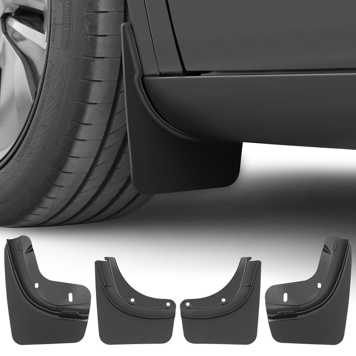Abystar front packaging showing Model Y Juniper fit and included parts benefit protection