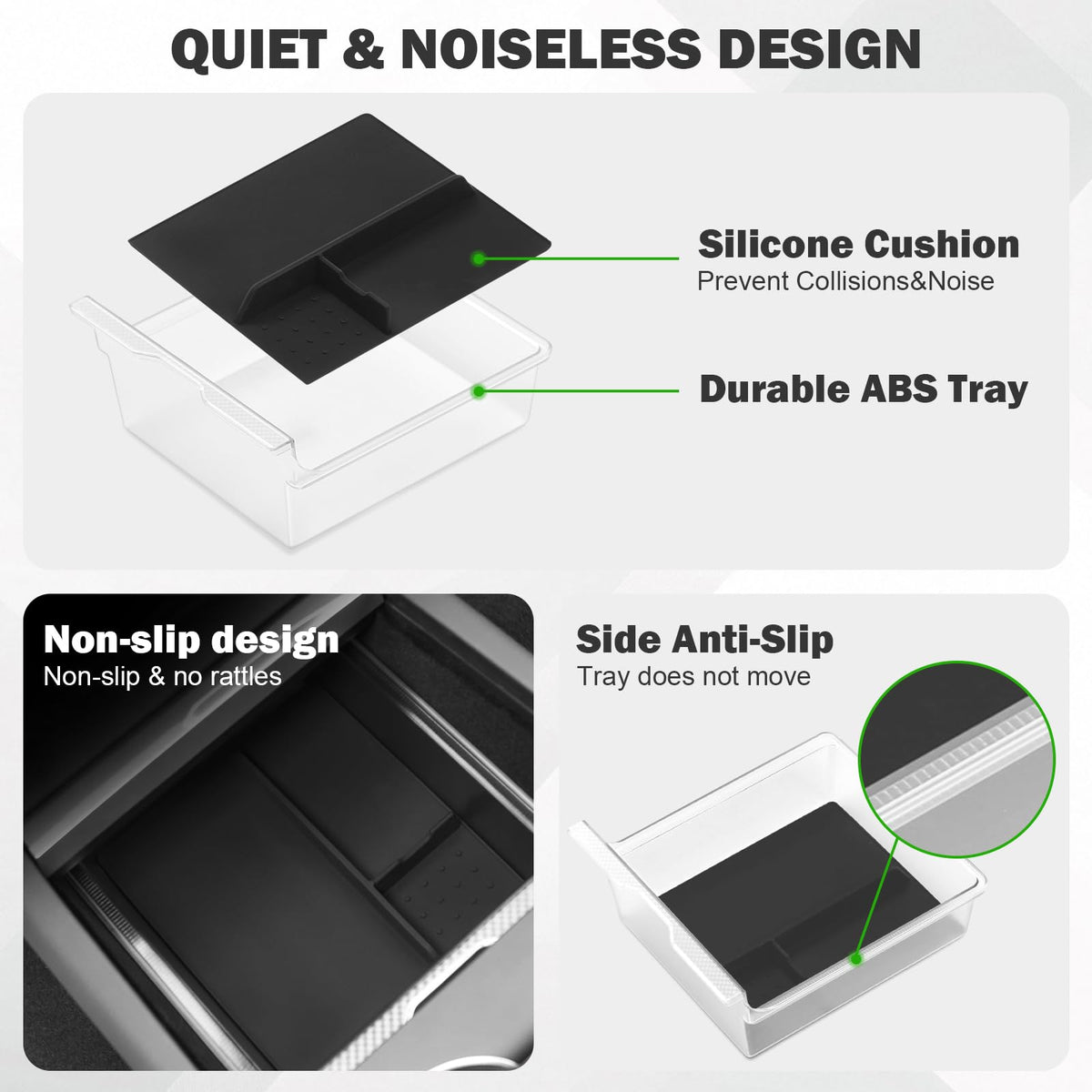 Abystar size scale with hand showing compact fit and easy handling in Model Y Juniper