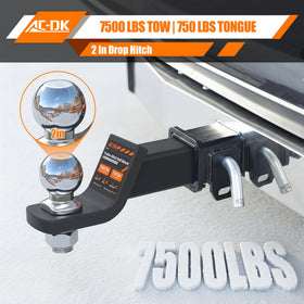 AC-DK 5/8-inch hitch pin and clip detail for secure locking