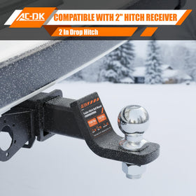 AC-DK 5/8 inch hitch pin and safety clip close-up for secure attachment