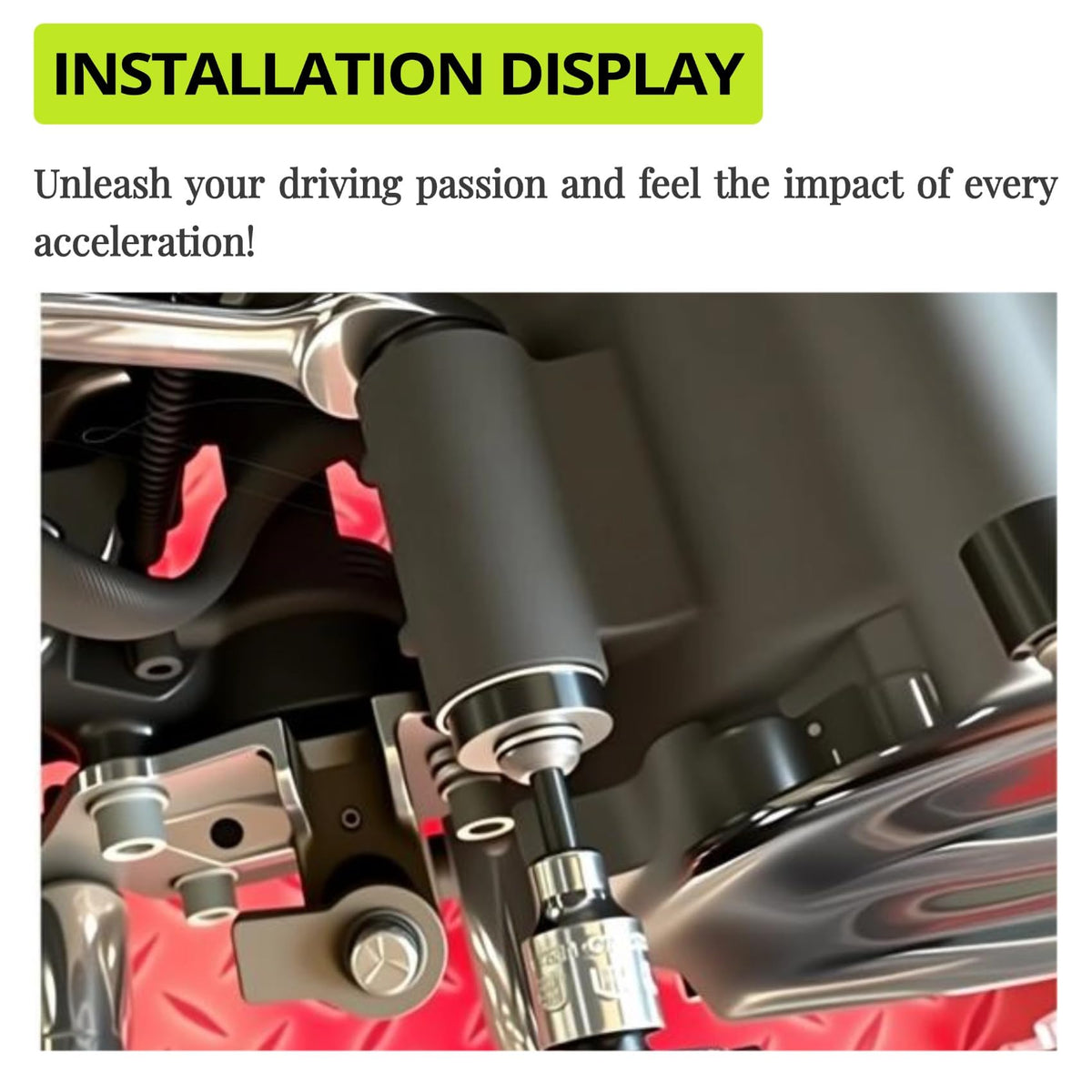 AC-MTORC tool installed on Harley shift shaft demonstrating faster service