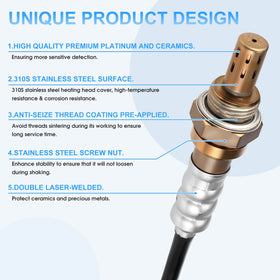 ACAUTO sensor threaded portion and OE-style connector demonstrating easy installation