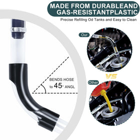 AccEncyc transparent hose showing fuel level visibility and monitoring benefit