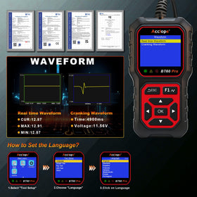 Acclope BT60 PRO used roadside for mobile diagnostics and fast service