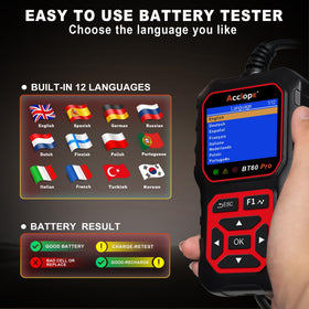 Acclope BT60 PRO in hand showing portability and convenient scale