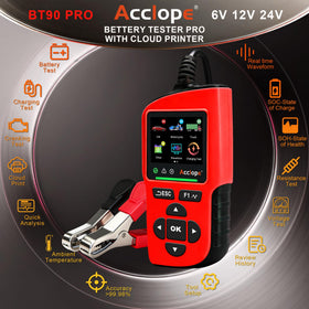 Acclope BT90 PRO secure clamps and heavy cables delivering stable battery contact
