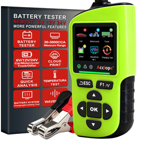 Acclope BT90 PRO front display showing metrics and quick diagnosis for technician clarity