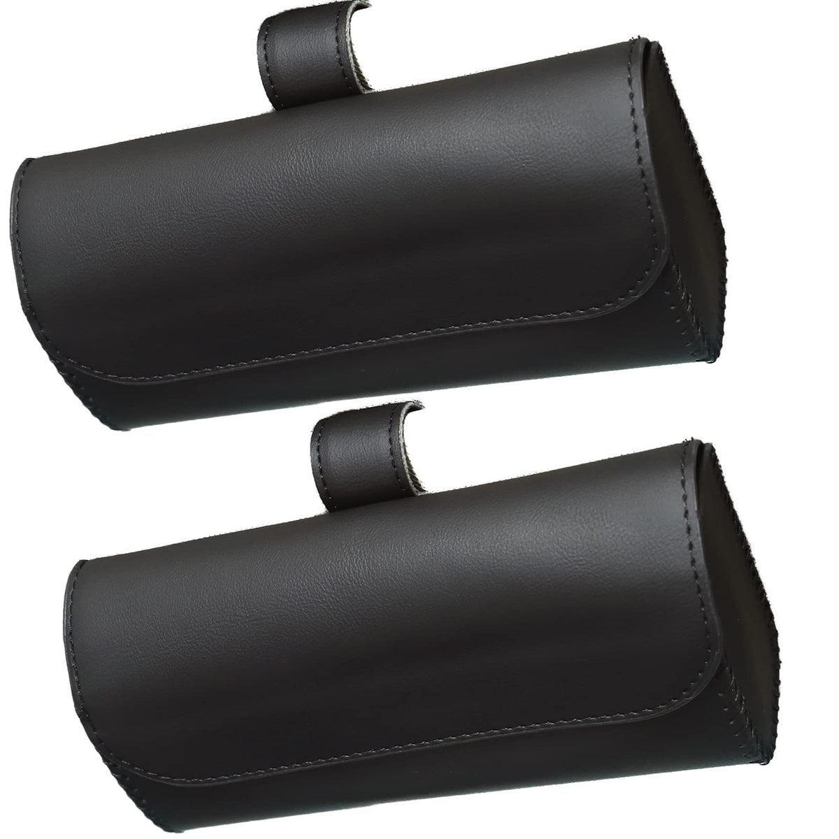 Accmor front view clipped to visor showing compact protection benefit