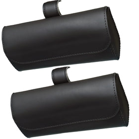 Accmor front view clipped to visor showing compact protection benefit