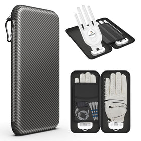 ACCTOLF front view of glove case showing compact protection and easy access