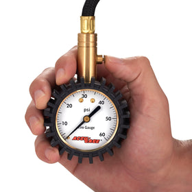 Accu-Gage RH60X flexible 11-inch hose and straight chuck for hard-to-reach valves benefit