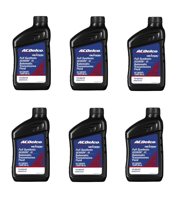 ACDelco 109243 front packaging showing six quart bottles and clear labeling for convenience