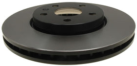 ACDelco rotor mounted on hub demonstrating direct-fit installation advantage