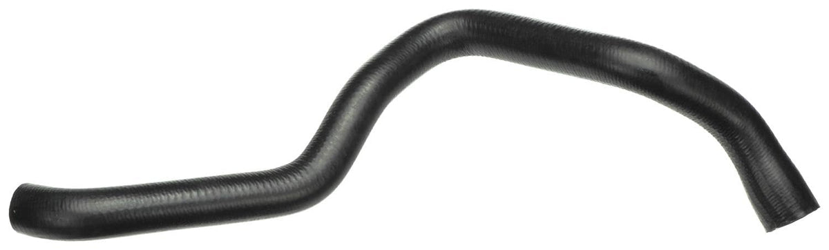 ACDelco molded upper radiator hose front view showing fit and durable build for reliable cooling