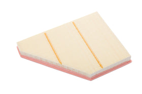ACDelco close-up of pleated filter media highlighting high-efficiency capture