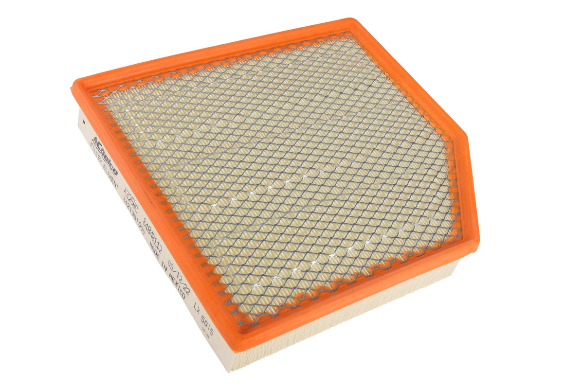 ACDelco air cleaner element front view showing fit and OE labeling benefit