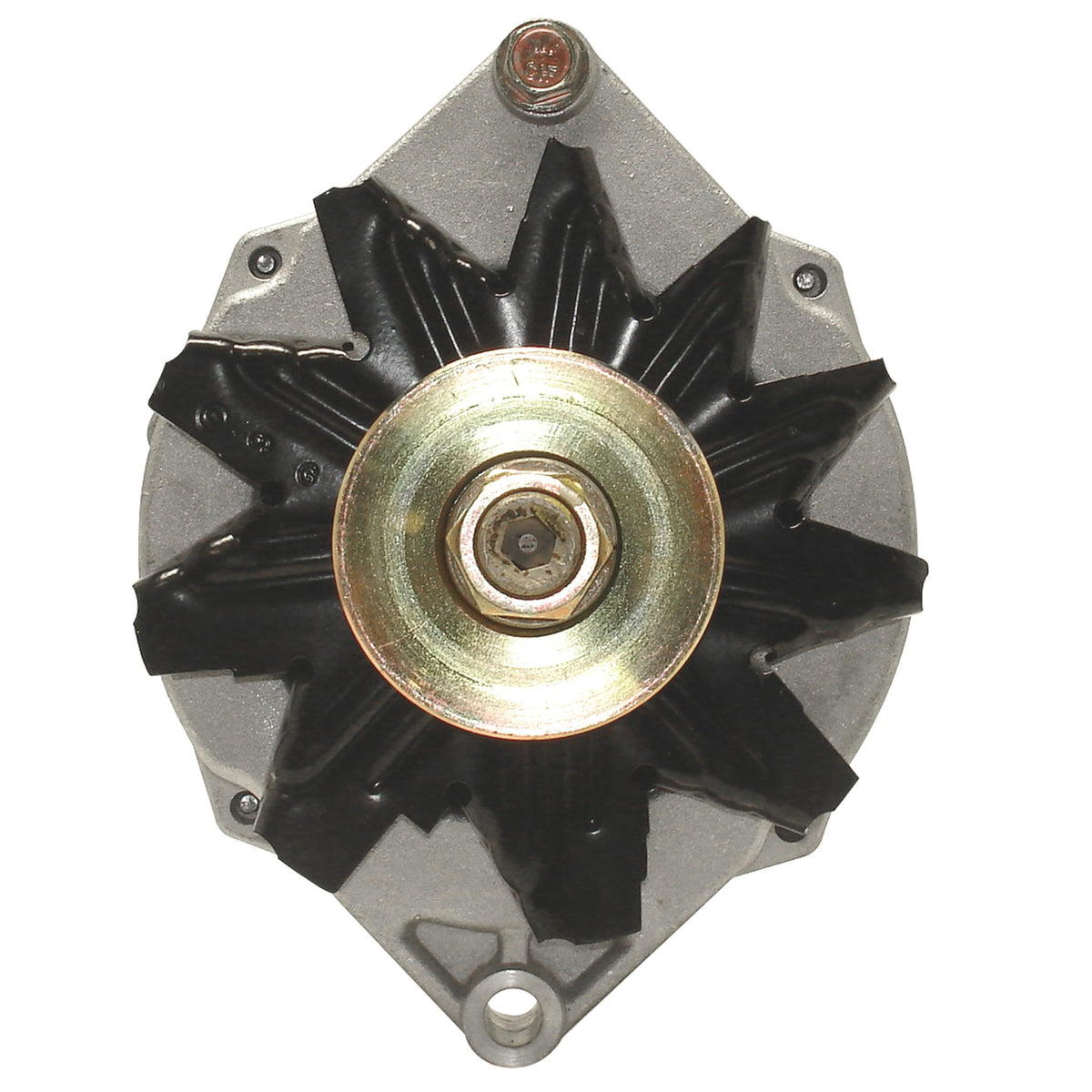 ACDelco alternator installed under hood demonstrating OEM fit and reliable charging
