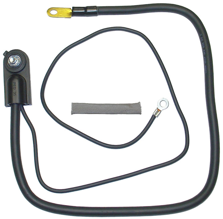 ACDelco Gold battery negative cable front view showing full length and insulation durability