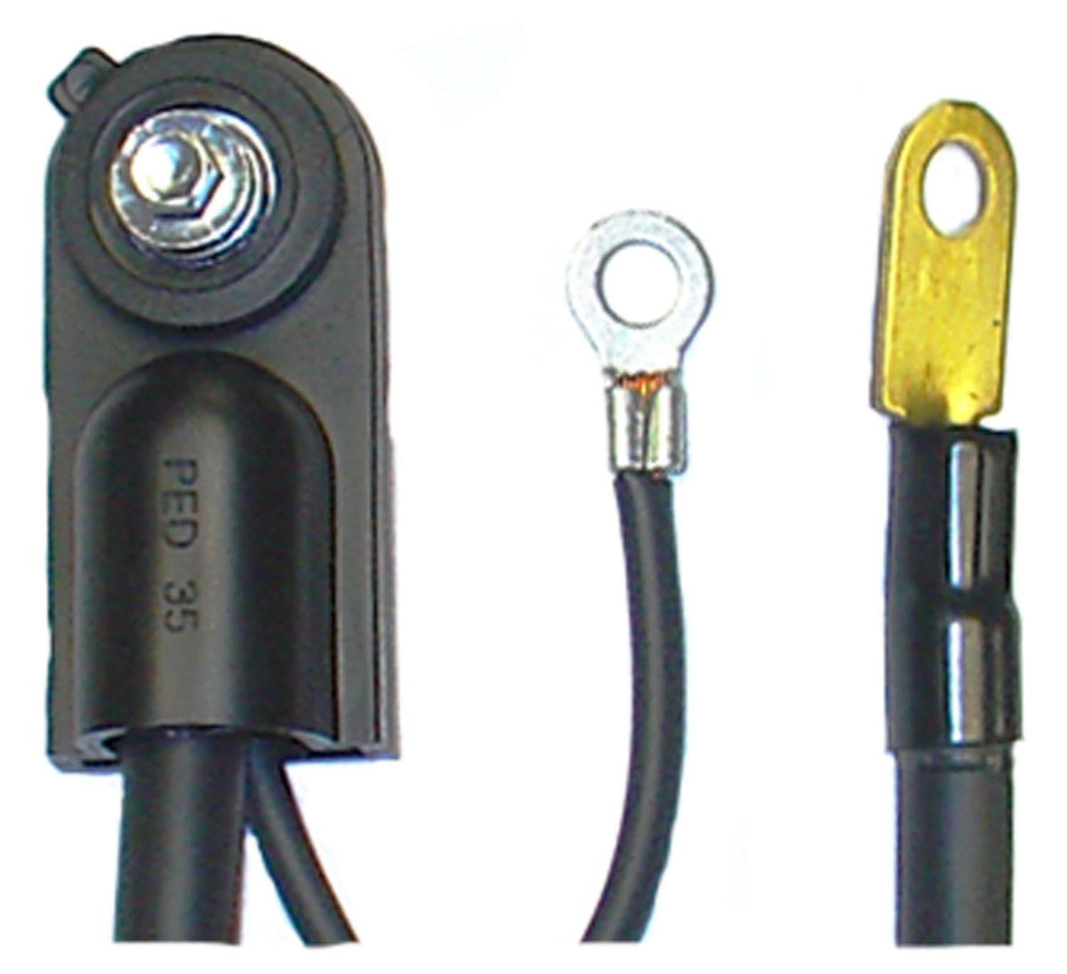 ACDelco cast lead terminal close-up showing secure battery connection and corrosion resistance