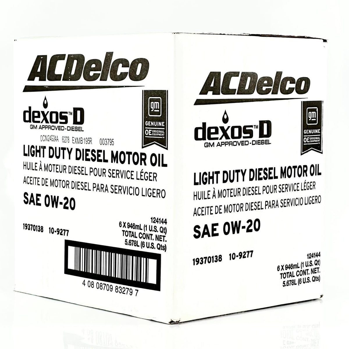 ACDelco dexosD in a garage setting with tool chest illustrating professional-grade maintenance benefit