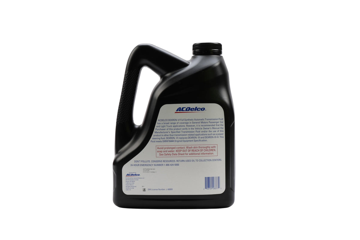 ACDelco DEXRON-VI pour spout close-up highlighting easy, spill-reducing design
