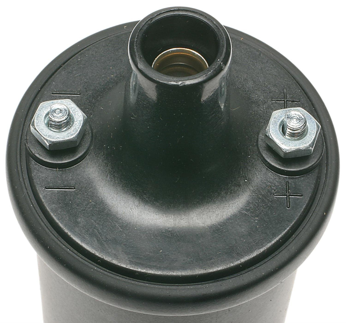 ACDelco E552C next to ruler showing size and correct mounting alignment benefit