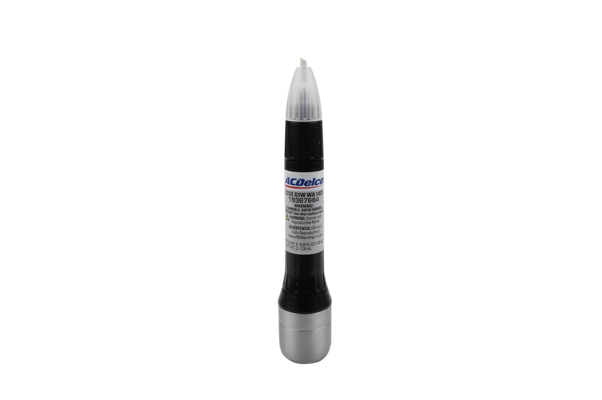 ACDelco front packaging showing Abalone White tricoat and benefit of OEM match