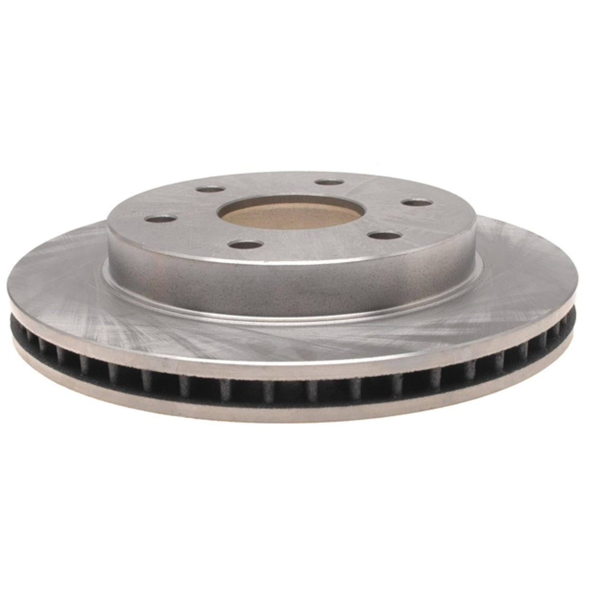 ACDelco front rotor front view showing clean surface and reliable fit for safety