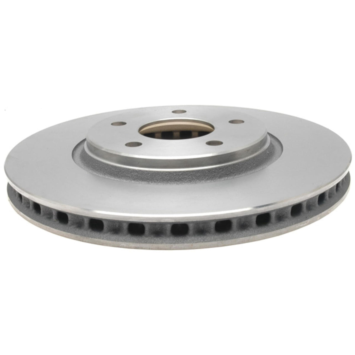 ACDelco front rotor packaging showing product labeling and fit information, assuring buyer confidence