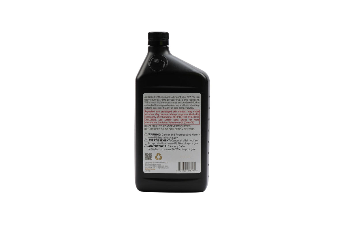 ACDelco oil texture sheen demonstrating synthetic clarity and thermal stability