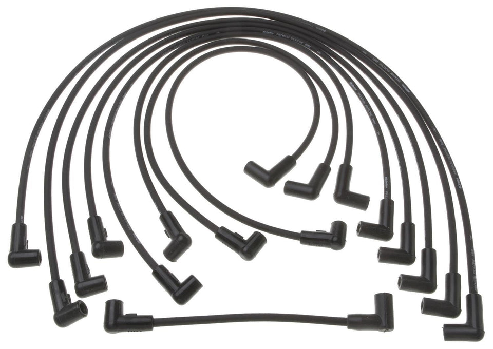 ACDelco Gold spark plug wire set front packaging showing model and fitment benefits