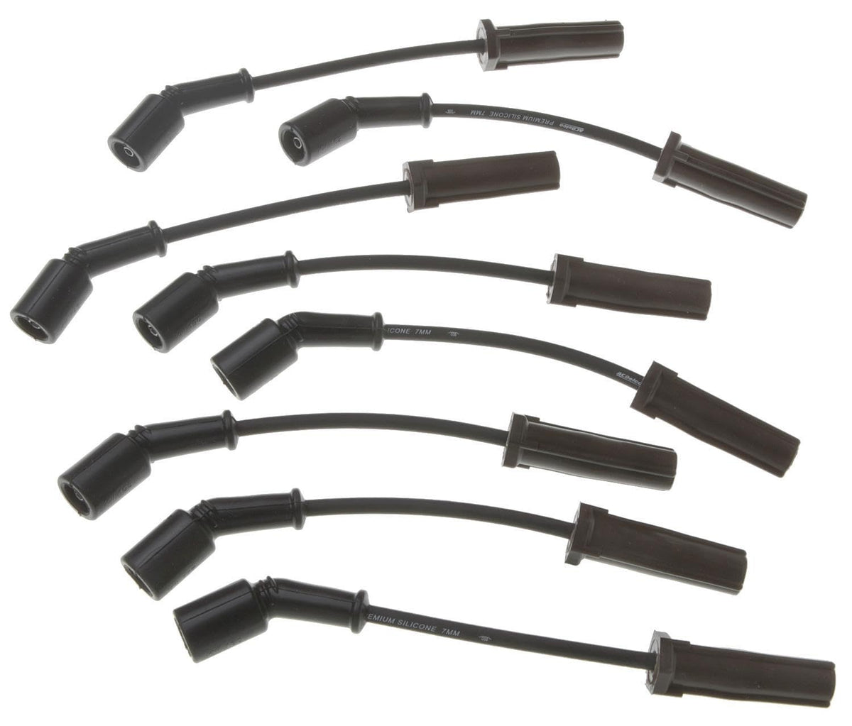 ACDelco Gold front packaging showing the full spark plug wire set and fitment label for quick identification and confidence