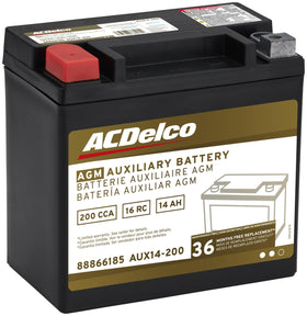 ACDelco Gold label detail highlighting part number and warranty for easy identification