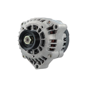 ACDelco Gold front view alternator showing clean new casing and terminals for reliable replacement