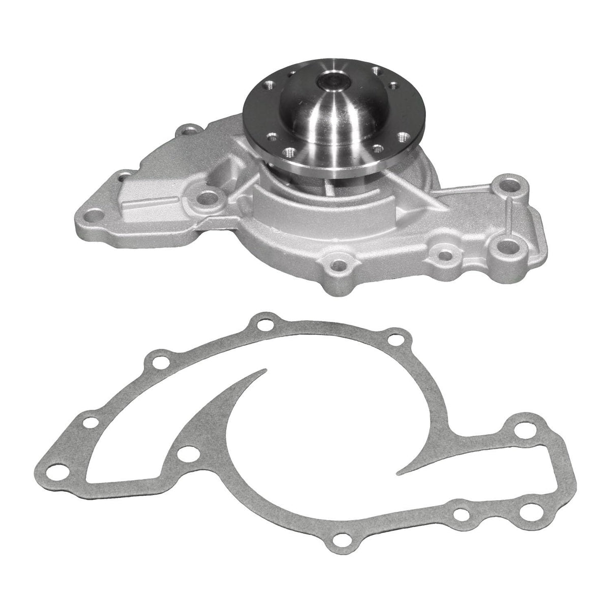 ACDelco Gold front view of pump showing flange and mounting points for accurate fit