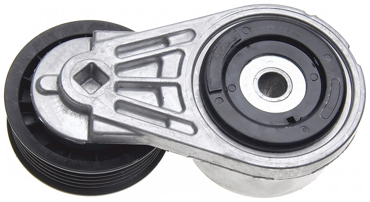 ACDelco Gold tensioner installed on engine, demonstrating restored belt tension and reliability