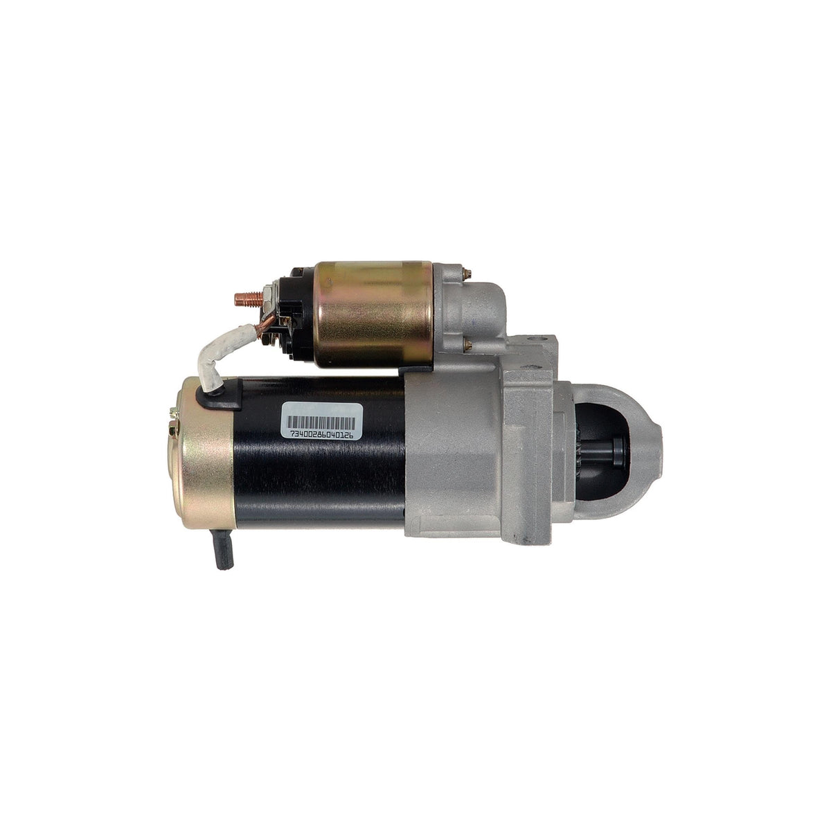 ACDelco gold starter installed in engine bay demonstrating reliable replacement performance